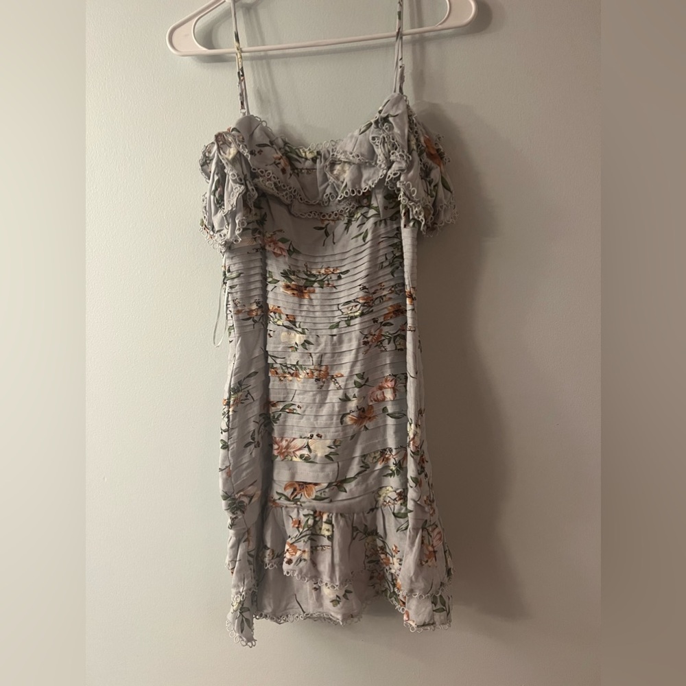 Aster pattern dress